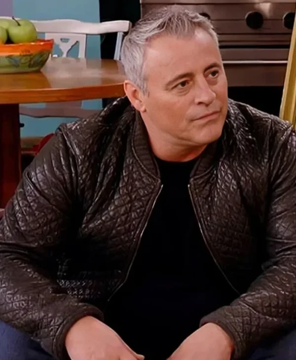 The Reunion Friends Matt LeBlanc Brown Leather Jacket