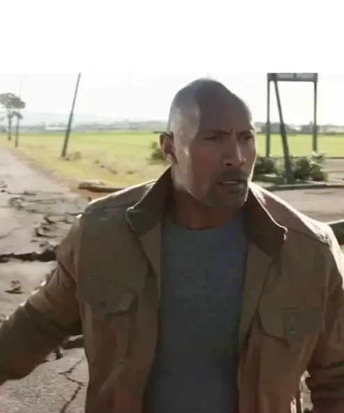 The Rock San Andreas Dwayne Johnson Brown Ray Jacket