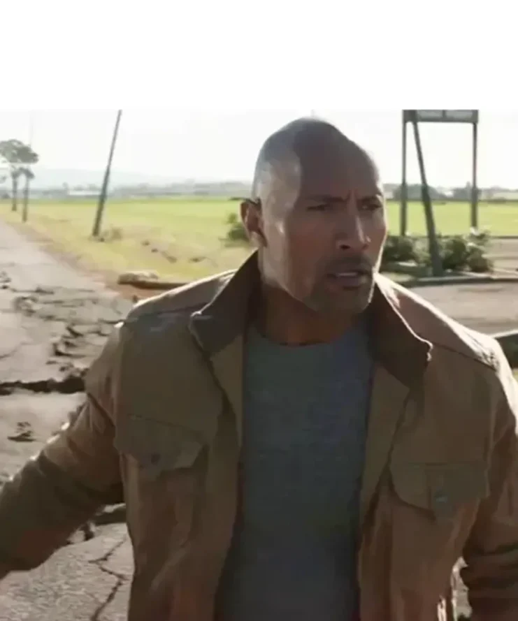 The Rock San Andreas Dwayne Johnson Brown Ray Jacket