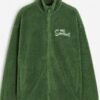 The Simpsons Homer Bush Green Fur Jacket