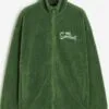 The Simpsons Homer Bush Green Fur Jacket