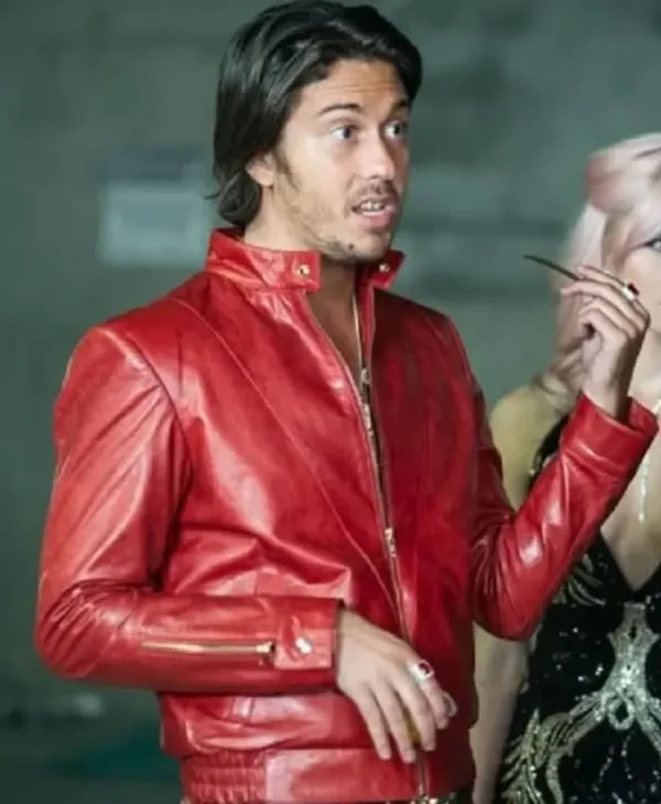 Lloyd Henreid The Stand Red Leather Bomber Jacket