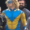 The Suicide Squad 2 Javelin Blue and Yellow Leather Jacket