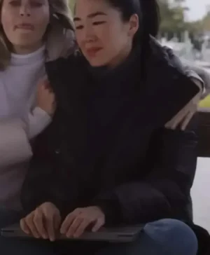 The Summer I Turned Pretty S02 Laurel Black Coat