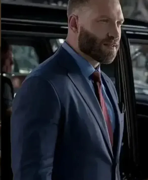 The Terminal List Steve Horn Navy Blue Blazer