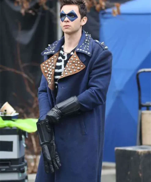 The Trickster The Flash Studded Trench Coat