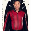 The Umbrella Academy Jake Epstein Leather Red Jacket