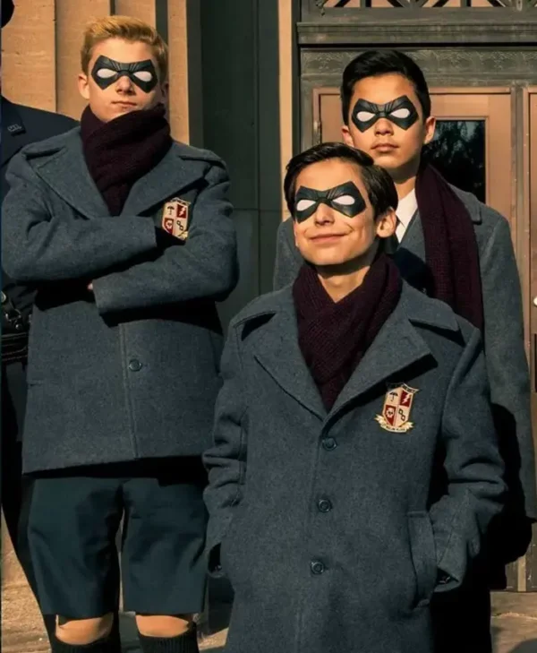 The Umbrella Academy Wool Grey Uniform Blazer