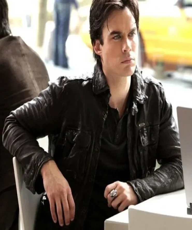 The Vampire Diaries Ian Event Leather Jacket