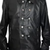 The Vampire Diaries Klaus Double Breasted Leather Jacket