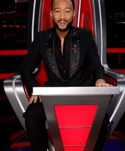 The Voice S24 John Legend Men Black Suit