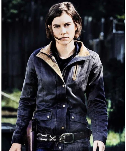 The Walking Dead S08 Lauren Cohan Blue Denim Jacket