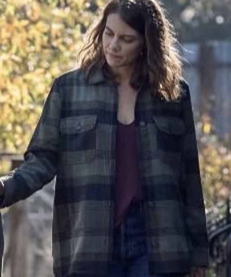 The Walking Dead S10 Lauren Cohan Plaid Flannel Jacket