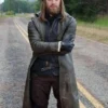 The Walking Dead Tom Payne Green Leather Coat