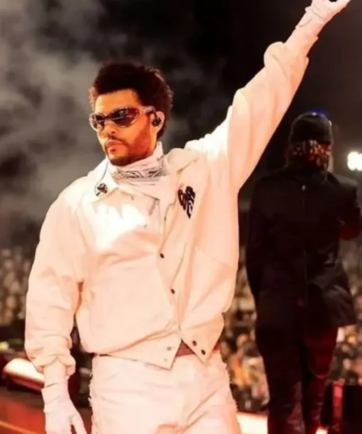 The Weeknd Coachella Valley White Jacket