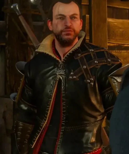 The Witcher 3 Lambert Brown Leather Costume Jacket