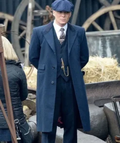 Thomas Shelby Peaky Blinders Suiting Fabric Blue Suit