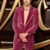 Timothee-Chalamet-Pink-Velvet-Suit-For-Sale