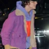 Timothee-Chalamet-SNL-After-Party-Fur-Jacket