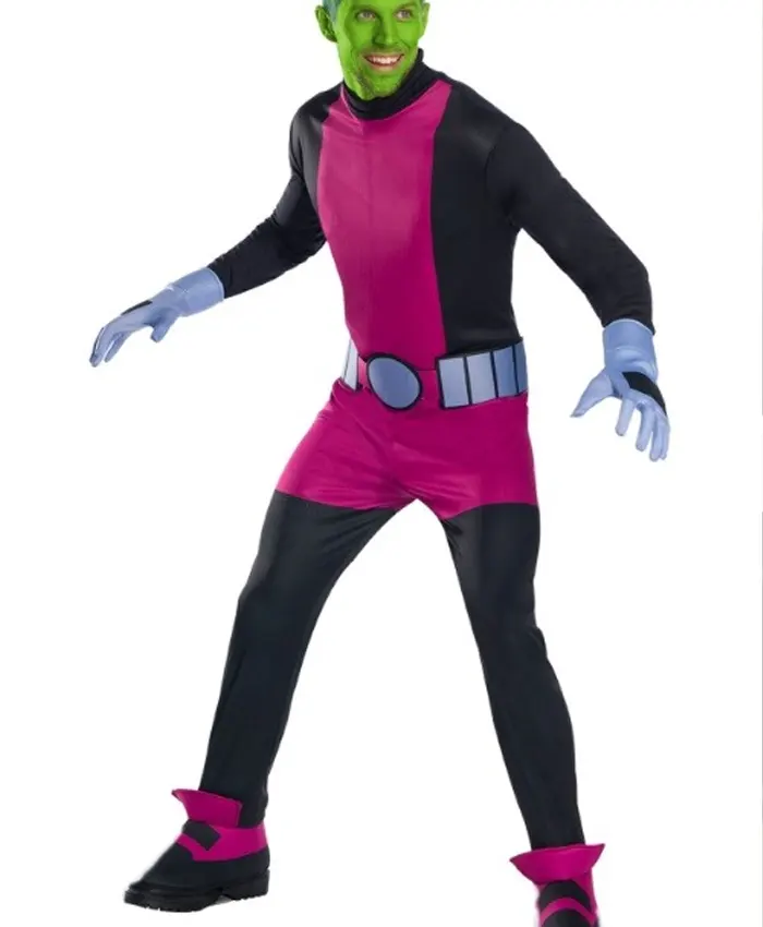 Titans SE 4 Jumpsuit Beast Boy Cosplay Halloween Costume