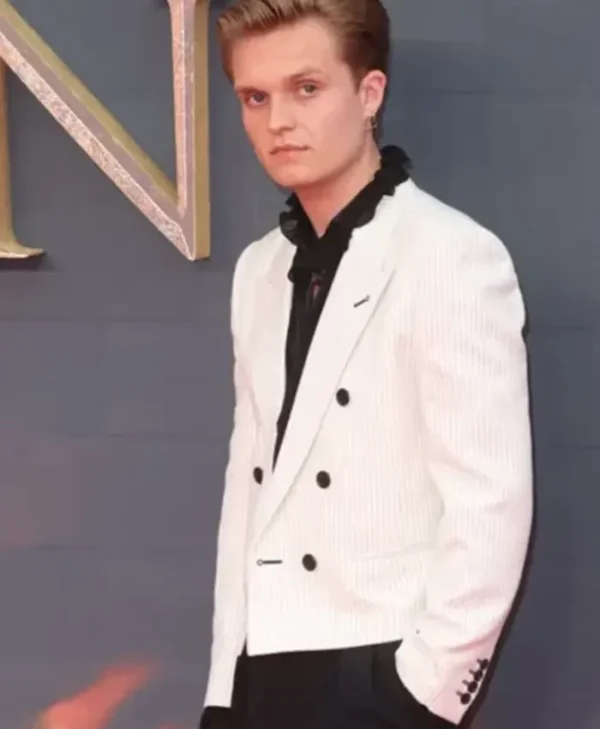 Tom Glynn-Carney House of the Dragon Event White Blazer