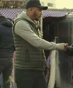 Top Boy S02 Dris Grey Puffer Vest