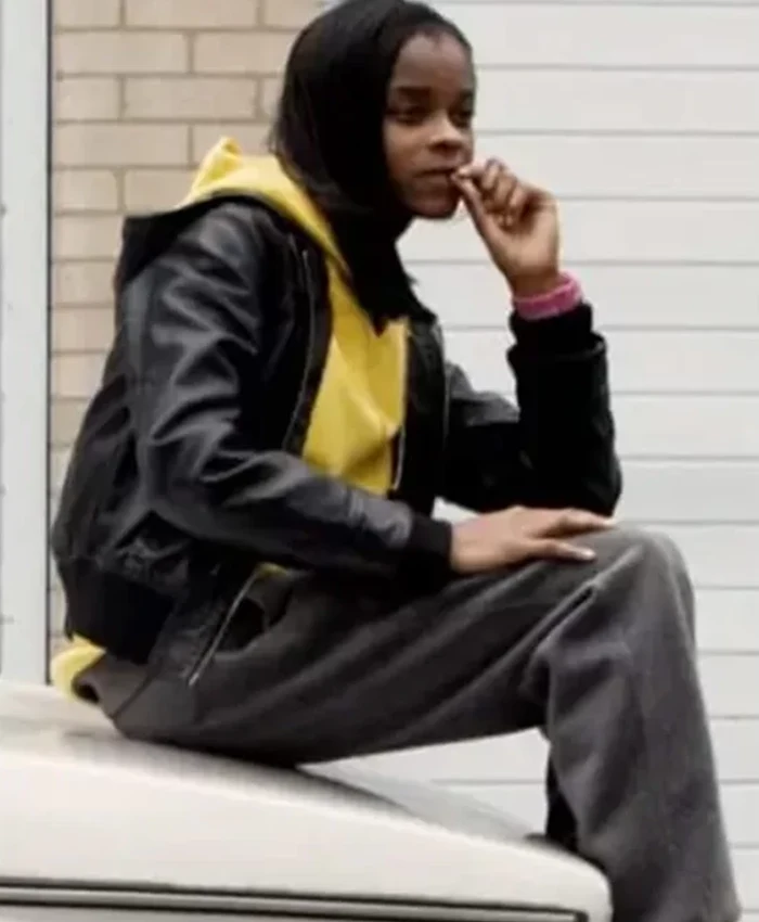 Top Boy S04 Chantelle Black Leather Jacket