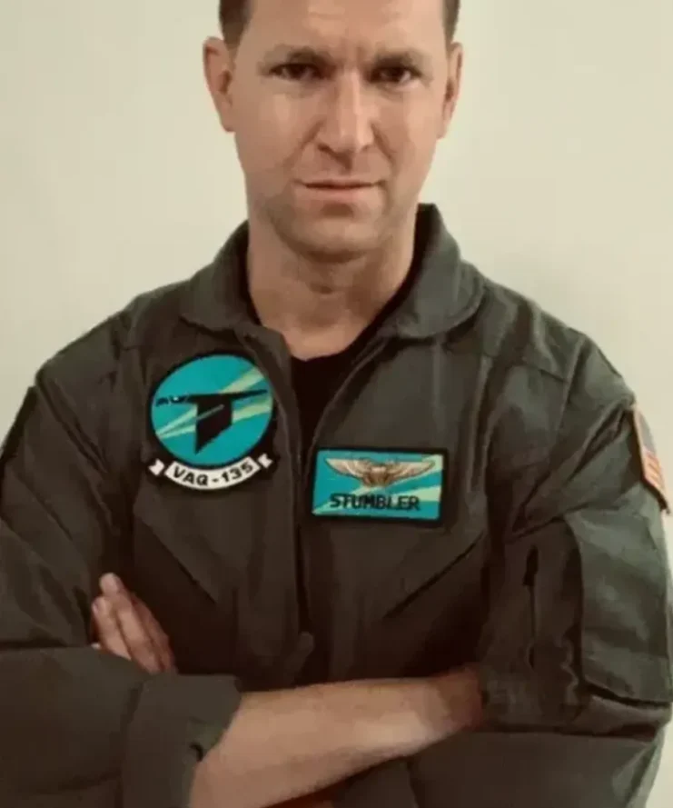 Top Gun Maverick Douglas Rouillard Flight Cotton Green Jacket