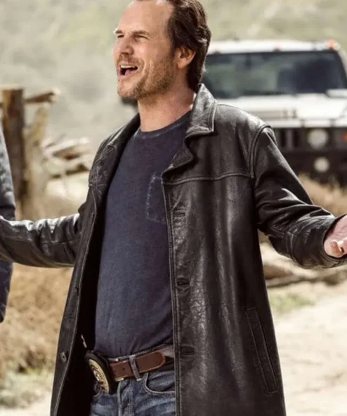 Training Day Bill Paxton Black Leather Jacket