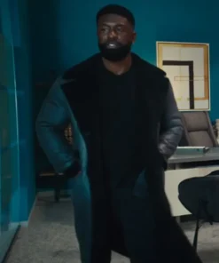 Trevante Rhodes Mea Culpa 2024 Black Coat