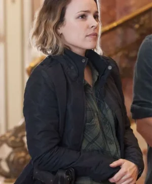 True Detective Ani Bezzerides Black Quilted Jacket