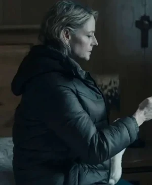 True Detective Liz Danvers Puffer Black Jacket