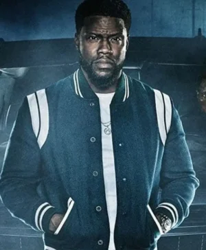 True Story Kevin Hart Green Letterman Bomber Jacket