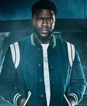 True Story S01 Ep06 Kevin Hart Varsity Black Bomber Jacket