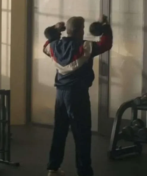 Tulsa King Sylvester Stallone Dwight Manfredi Blue Tracksuit