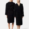 Unisex Black Versace Robe