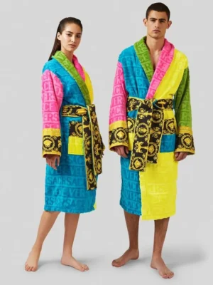 Unisex Hooded Versace Robe
