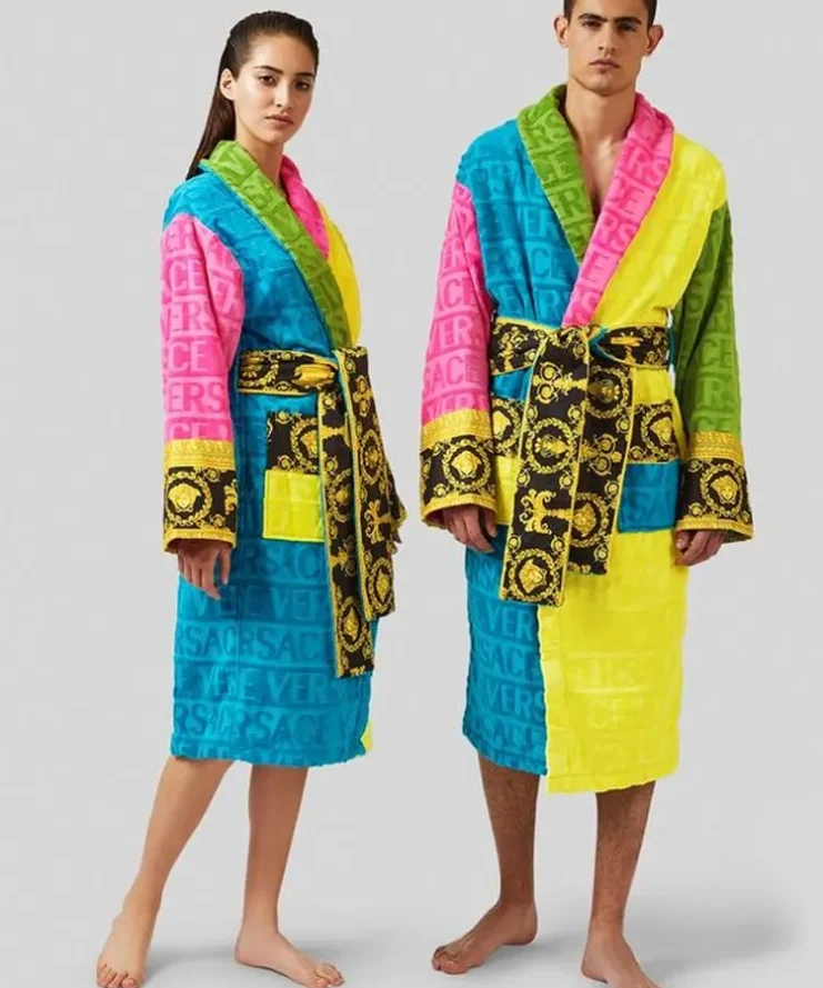 Unisex Hooded Versace Robe