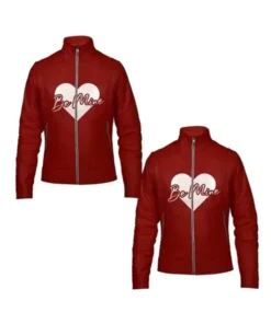 Valentine Couples Be Mine Red Leather Jacket