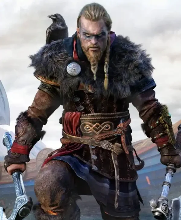 Valhalla Eivor Assassin’s Creed Suede Coat