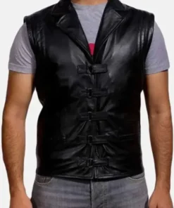 Van Helsing Gabriel Black Leather Vest