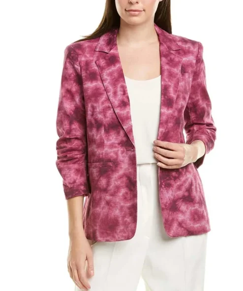 Vanessa Morgan Riverdale S05 Suiting Fabric Pink Blazer