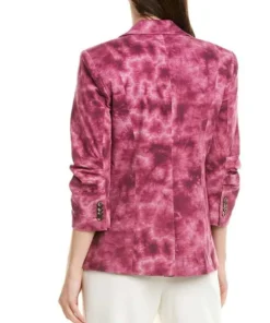 Vanessa Morgan Riverdale S05 Suiting Fabric Pink Blazer back look