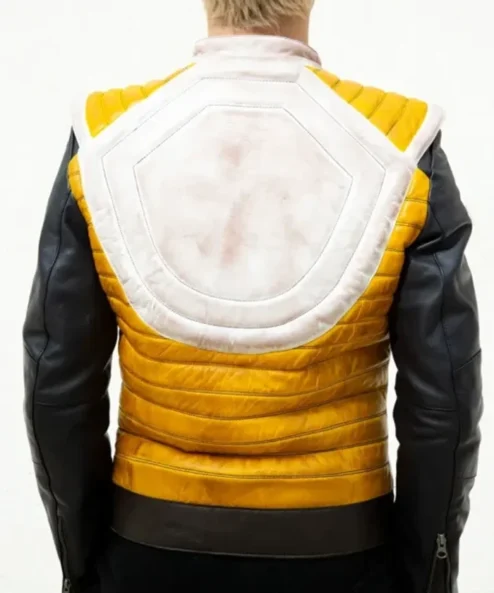 Vegeta Dragon Ball Z Leather Costume Jacket back look