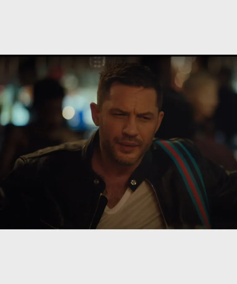 Venom 2 Eddie Brock Shearling Leather Green Jacket