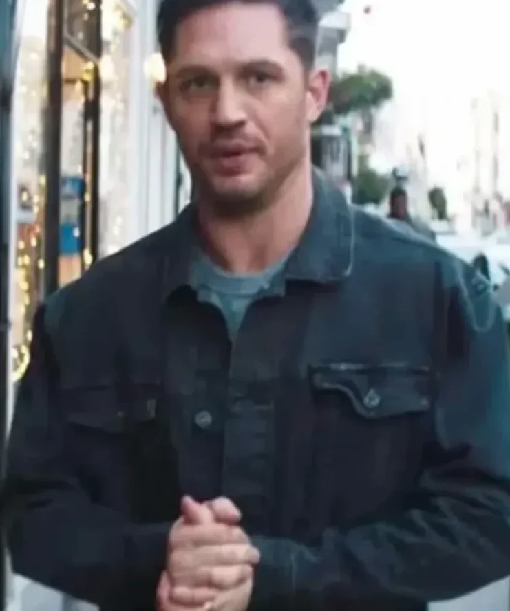 Venom Tom Hardy Black Denim Trucker Jacket