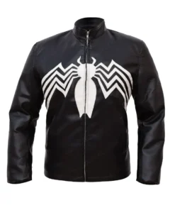 Venom Tom hardy Leather Slimfit Black Jacket