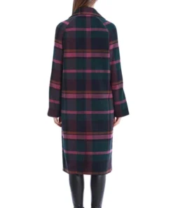 Veronica Lodge Riverdale S05 Plaid Trench Coat back look