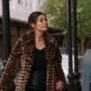 Victoria Justice Leopard Print Afterlife of the Party 2021 Cassie Coat