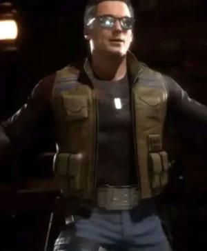Video Game Mortal Kombat 11 Johnny Cage Vest Front look